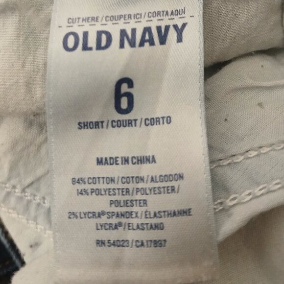 Old Navy Jeans Size 6 Short The Sweetheart Boot Cut Mid Rise Blue Denim Stretch - Picture 8 of 8